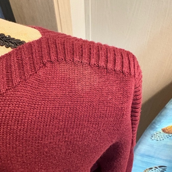 Maison Jules Red Cowl Neck Sweater - Picture 4 of 7